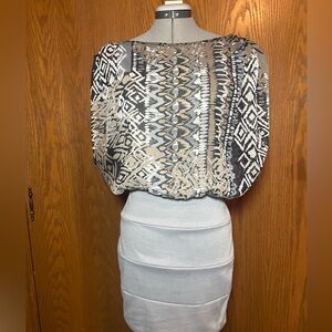 Bloom women’s gray dress Medium.